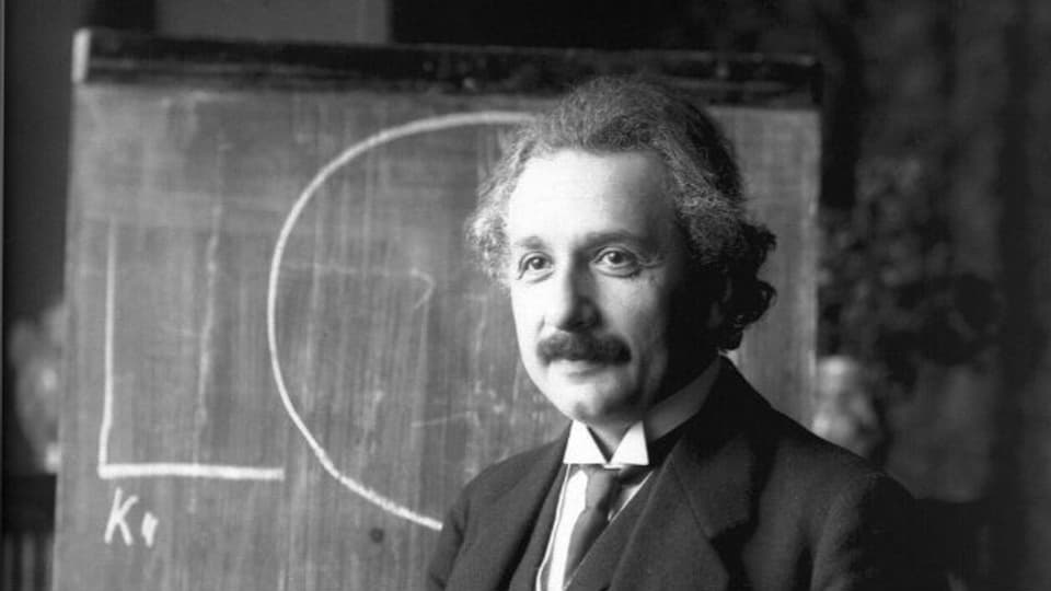 Nobelpreisträger Albert Einstein (1879-1955).