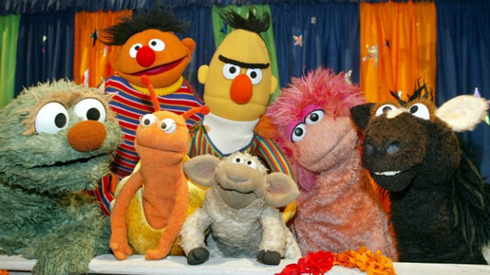 Die beliebten Figuren der Sesamstrasse