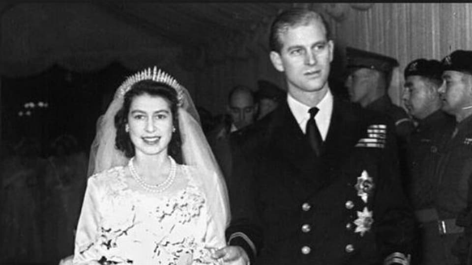 Denkwürdiges Jawort: Die spätere Elisabeth II heiratet