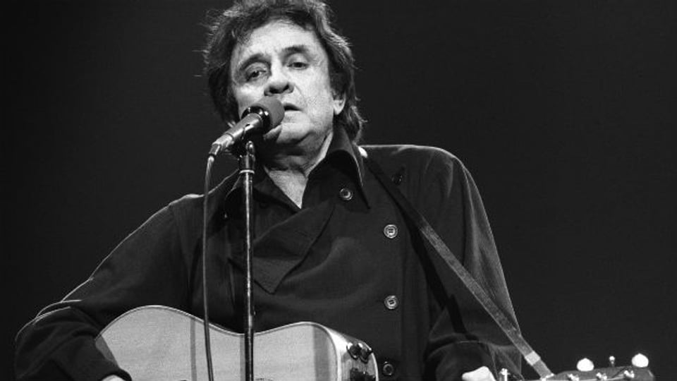 Countrysänger und Songschreiber Johnny Cash.