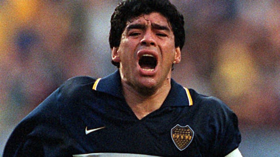 Göttlich, aber gedopt: Diego Maradona.