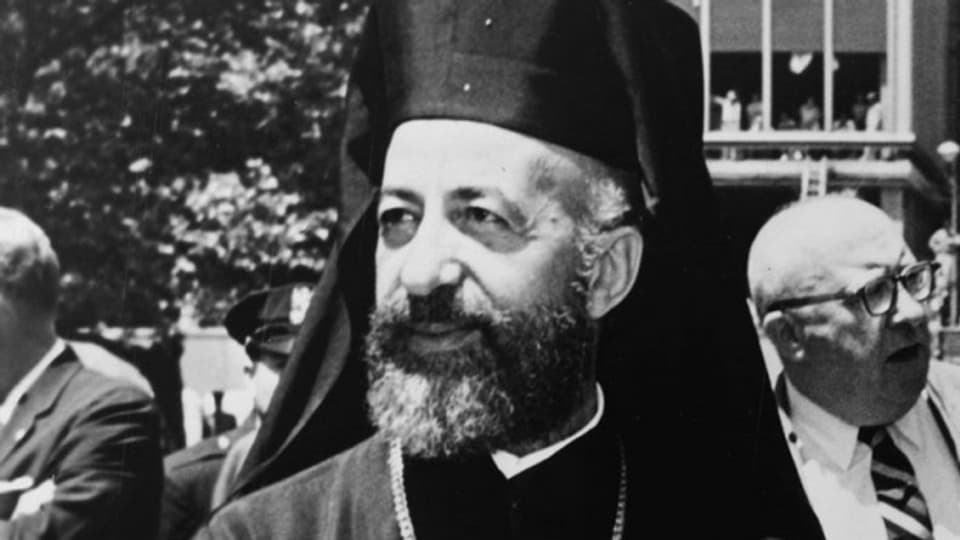Der zypriotische Erzbischof Makarios III. auf einer Aufnahme aus dem Jahr 1962.