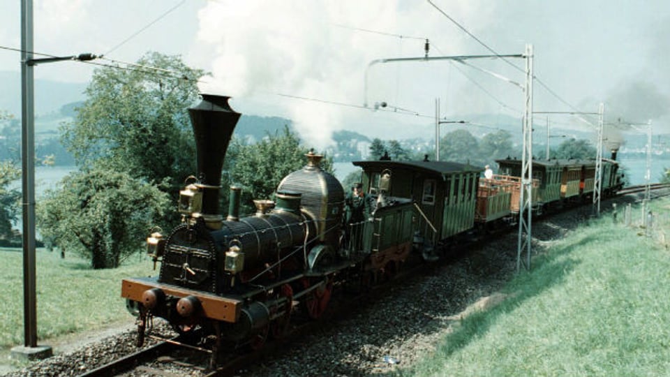 Erste Bahnstrecke der Schweiz: Spanisch Brötlibahn.