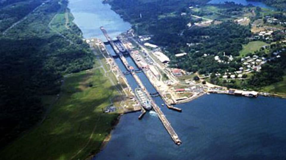 Verbindung von Atlantik und Pazifik: Der Panamakanal.