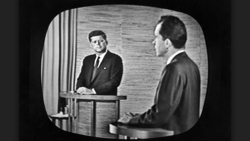 Duell der Duelle: Kennedy gegen Nixon, 1960.