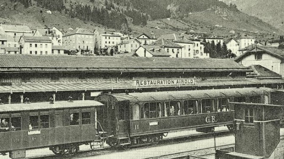 Führt zu Grundsatzfragen: Gotthardbahn.