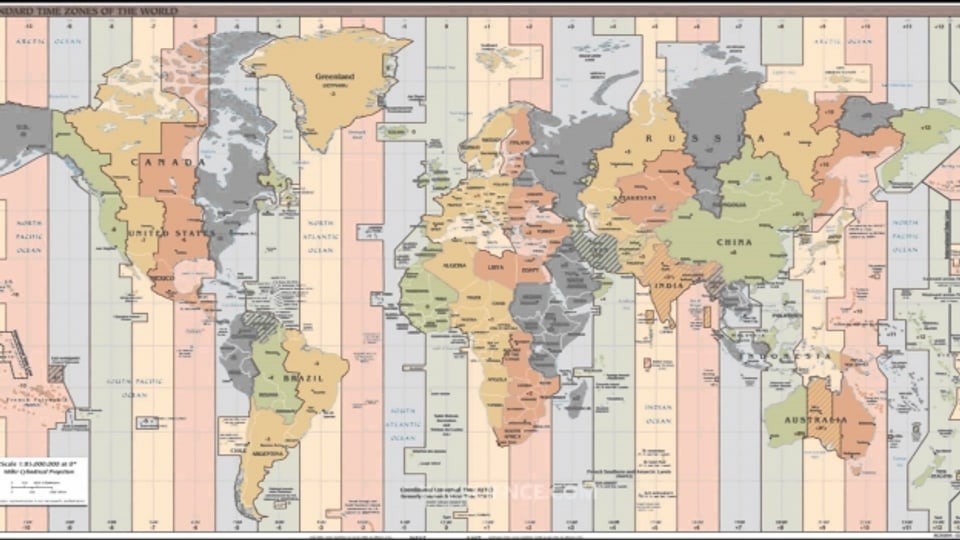 Vor 133 Jahren wurde die Welt in Zeitzonen unterteilt.