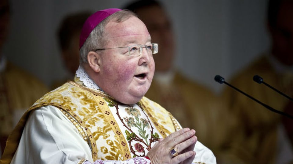 Ein Hirte ohne Herde: Bischof Wolfgang Haas.