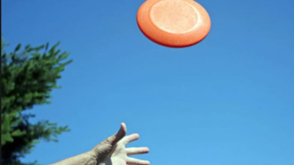 Eroberte das Freizeitgelände im Fluge: Der Frisbee.