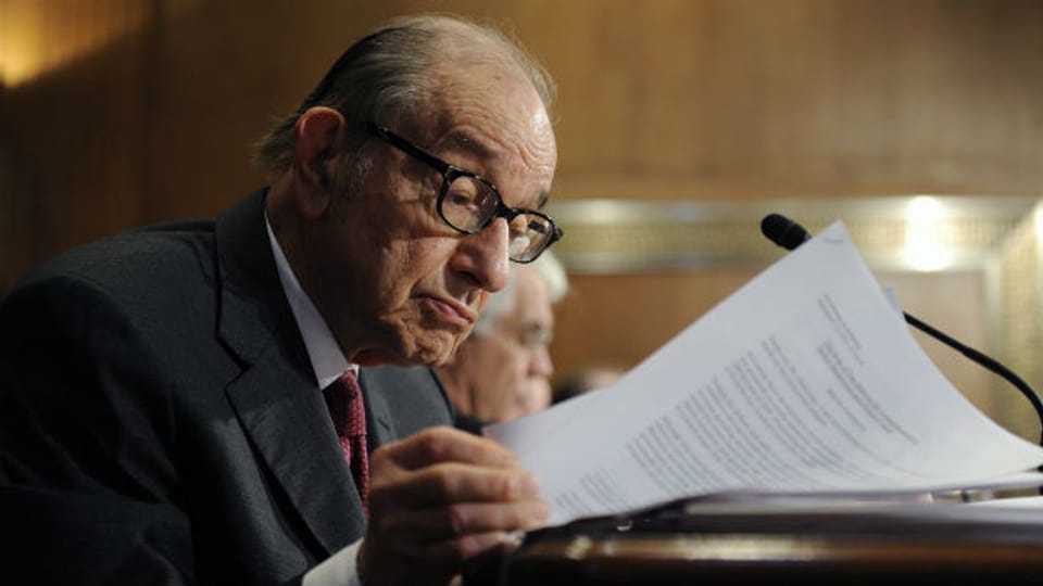 Alan Greenspan, Chef der US-Notenbank 1987 -  2006.