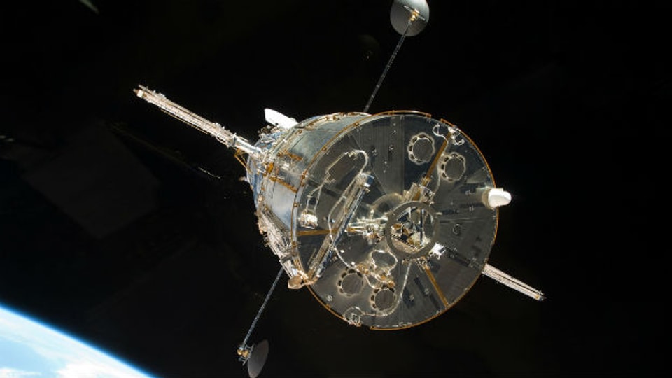 Geschärfter Blick ins All: Hubble-Weltraumteleskop.