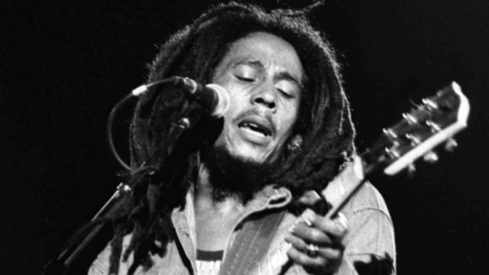 Mitbegründer des Reggae: Bob Marley, 1945 - 1981.