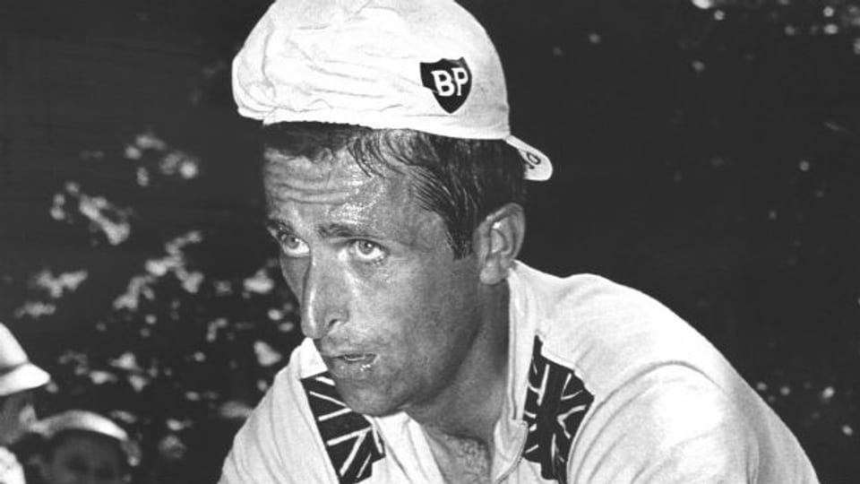 Tod durch Drogen:Radrennfahrer Tom Simpson,1937-1967.