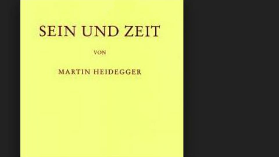 Epochemachend: «Sein und Zeit» von Martin Heidegger.