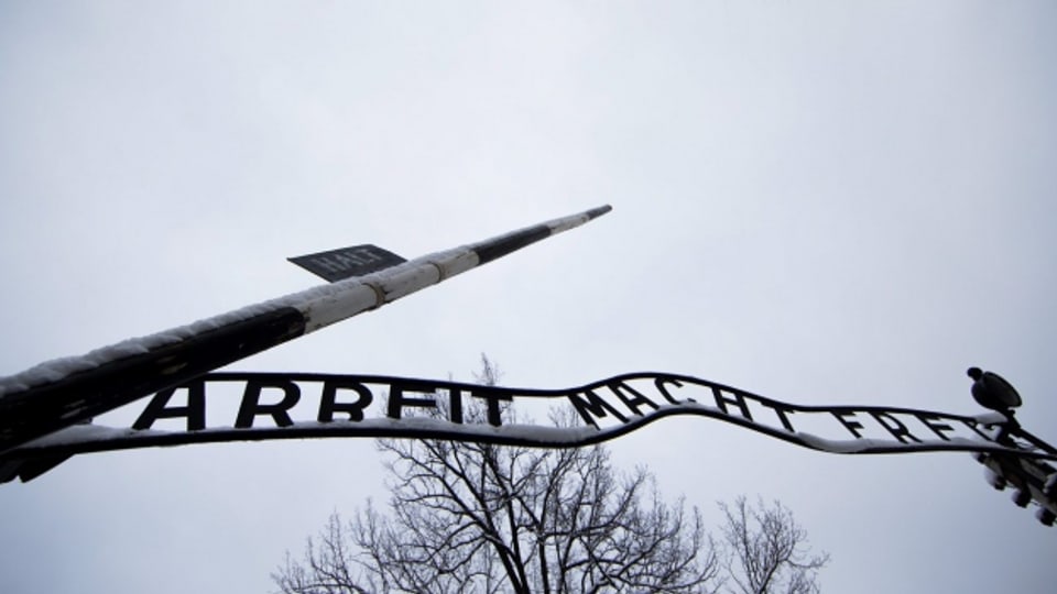 Tor "Arbeit macht frei" Konzentrationslager Auschwitz