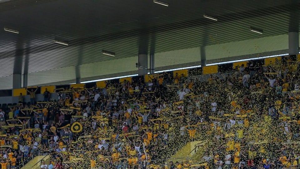 Zuschauertribüne im Stade de Suisse