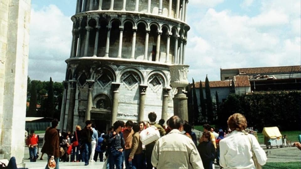 Ganz schön schief: der Turm von Pisa