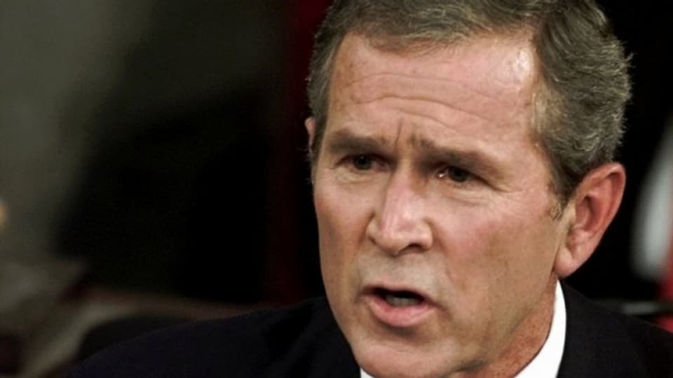 George W. Bush spricht am 20. September 2001 zum US-Kongress
