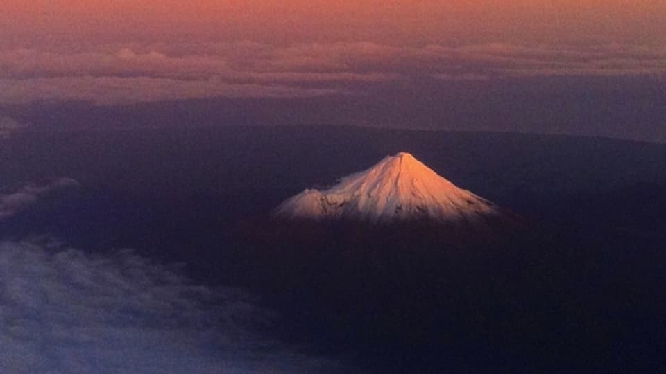 Der Vulkan Taranaki auf der Nordinsel Neuseelands