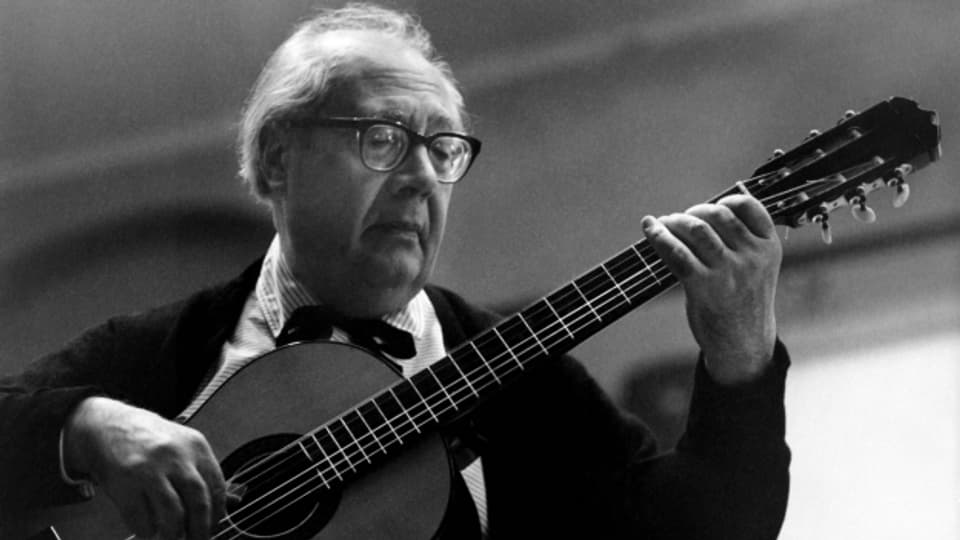 Andrés Segovia spielt 1962 in Montreux