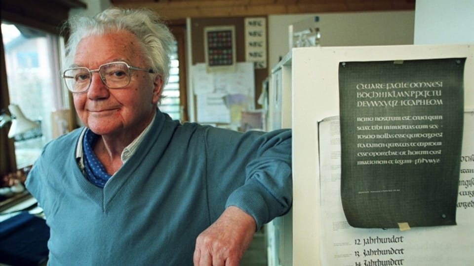 Heute vor 91 Jahren Geburt von Adrian Frutiger Tageschronik SRF