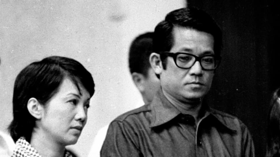 Benigno Aquino und seine Frau und spätere Präsidentin Corazon 1972