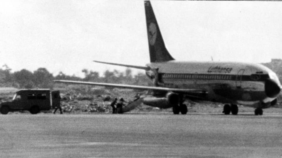 Von der RAF entführte Lufthansa-Maschine