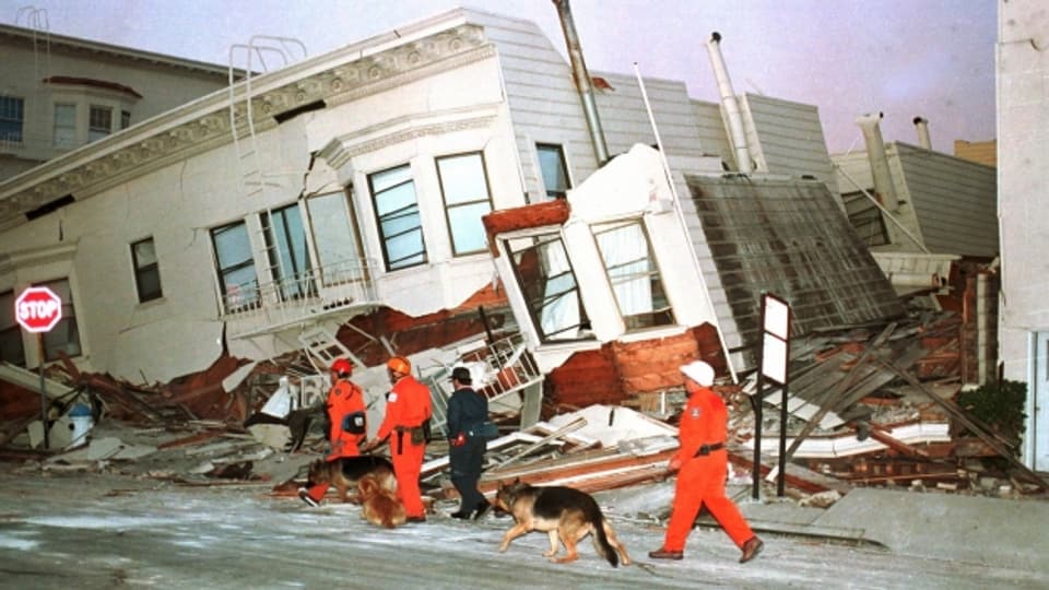 Zerstörung in San Francisco nach dem Erdbeben 1989.