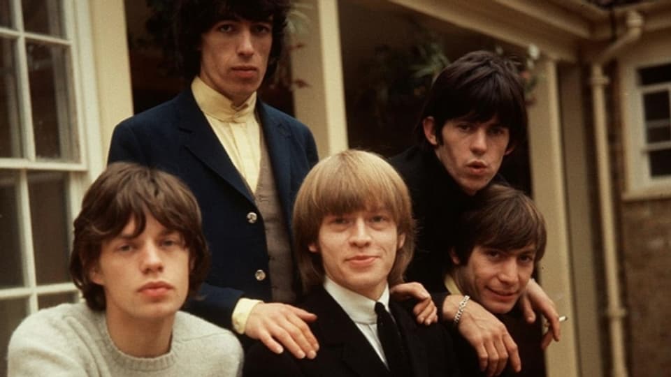 Die Rolling Stones vor ihrer zweiten US-Tournee (1964).