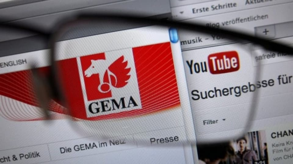 Haben sich 2016 geeinigt: Youtube und die Künstlervertretung GEMA. Seither erhalten Künstler auch Geld für das Anklicken ihrer Videos.