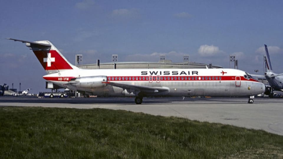 Eine solche DC-9 der Swissair wurde im April 1972 entführt