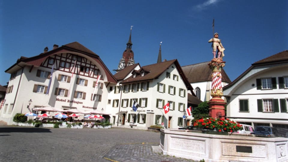 Der Niklaus-Thut-Platz in Zofingen