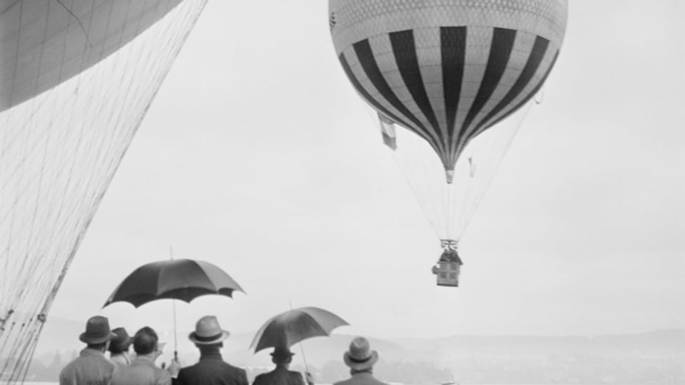 Auch an der Schweizer Landesausstellung 1939 flogen Gasballone.