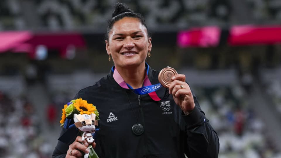 Kugelstösserin Valerie Adams mit Olympia-Bronze in Tokio 2021