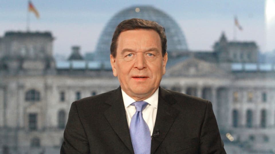 Der deutsche Bundeskanzler Gerhard Schröder im Jahr 2003.