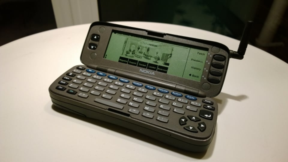 Das Nokia 9000 Communicator kam 1996 auf den Markt