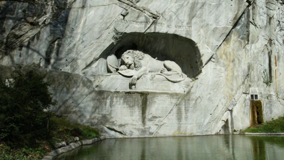 Das Löwendenkmal in Luzern.