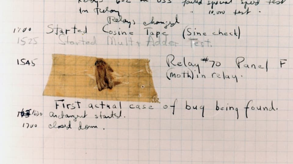 «Erster tatsächlicher Bug gefunden»