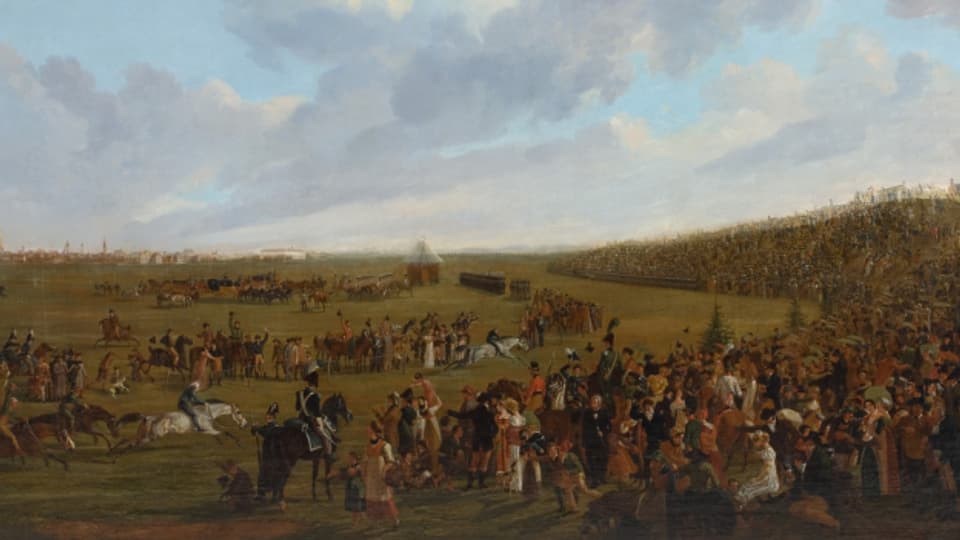 «Das Pferderennen auf dem Münchner Oktoberfest 1810» von Peter Hess