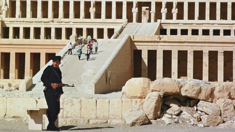 Der Hatschepsut-Tempel in Luxor, zwei Tage nach dem Attentat