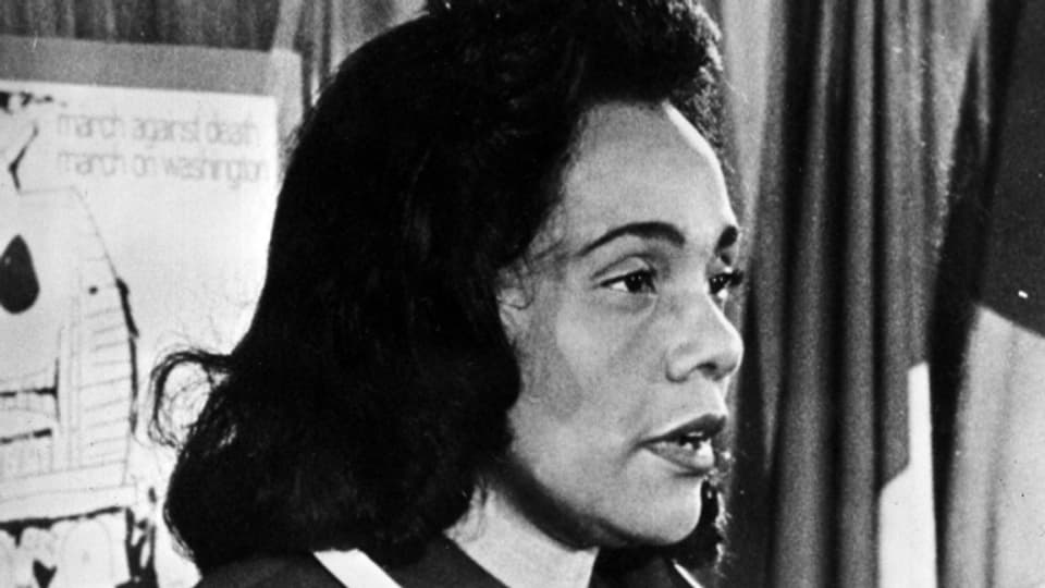 Coretta Scott King setzte sich jahrzehntelang gegen die Diskriminierung von Schwarzen ein