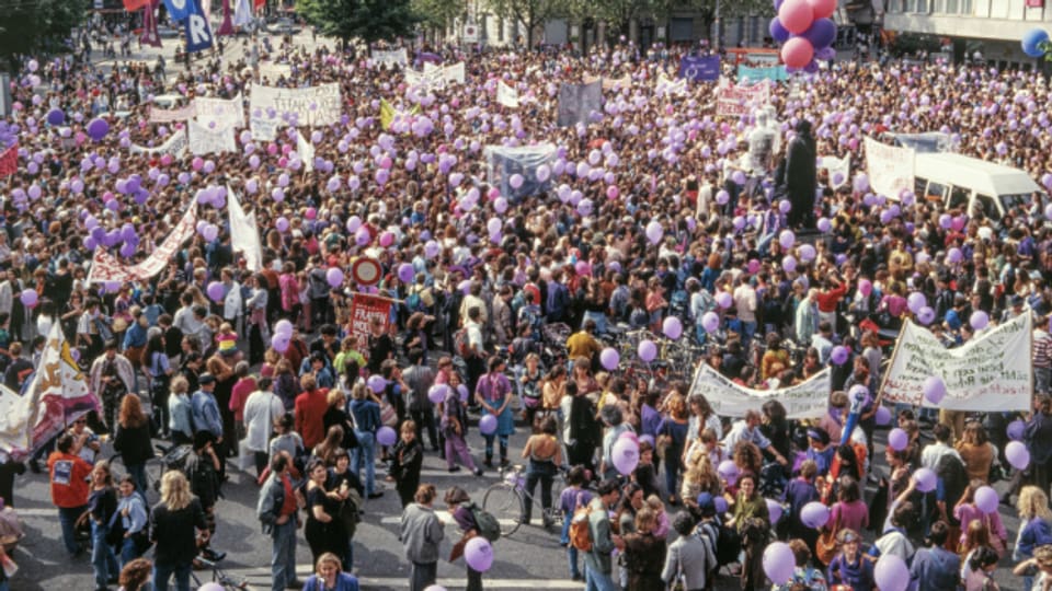 «Wenn Frau will, steht alles still» war das Motto des Frauenstreiks vom 14. Juni 1991