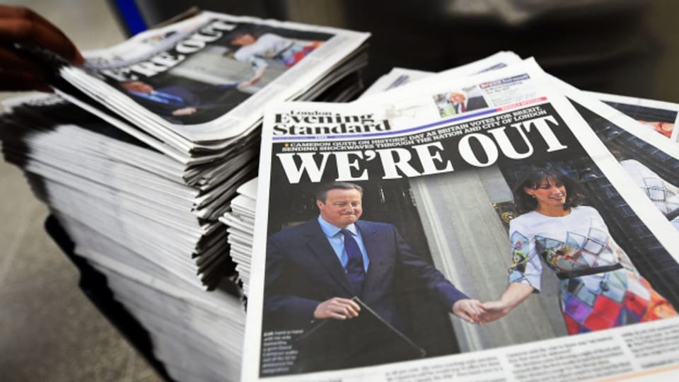 Die Londoner Tageszeitung «Evening Standard» am Tag nach dem Brexit-Referendum.