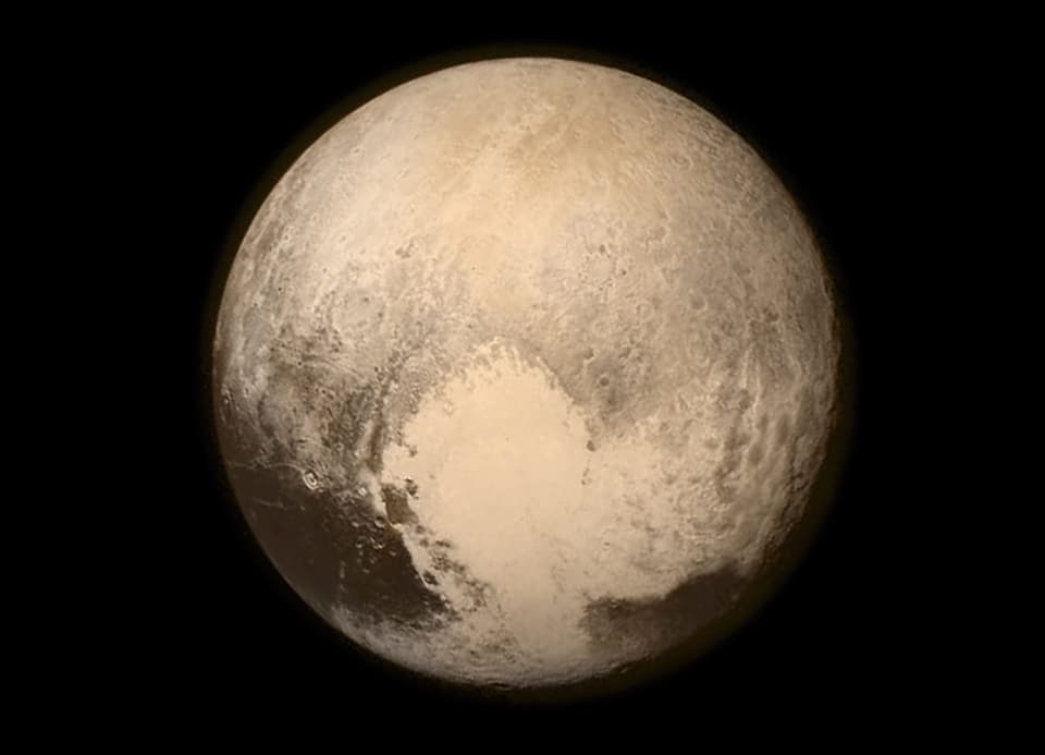 Ein Foto der NASA des Planeten Pluto