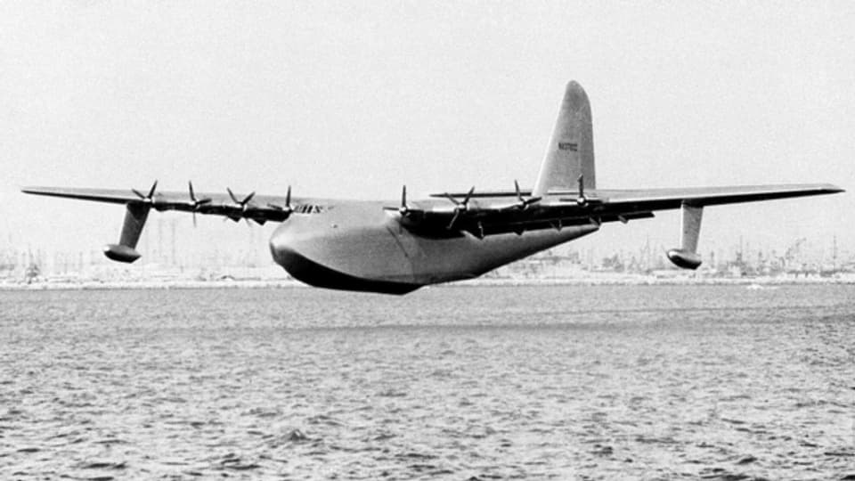 Die Fichtengans bei ihrem ersten und einzigen Flug 1947