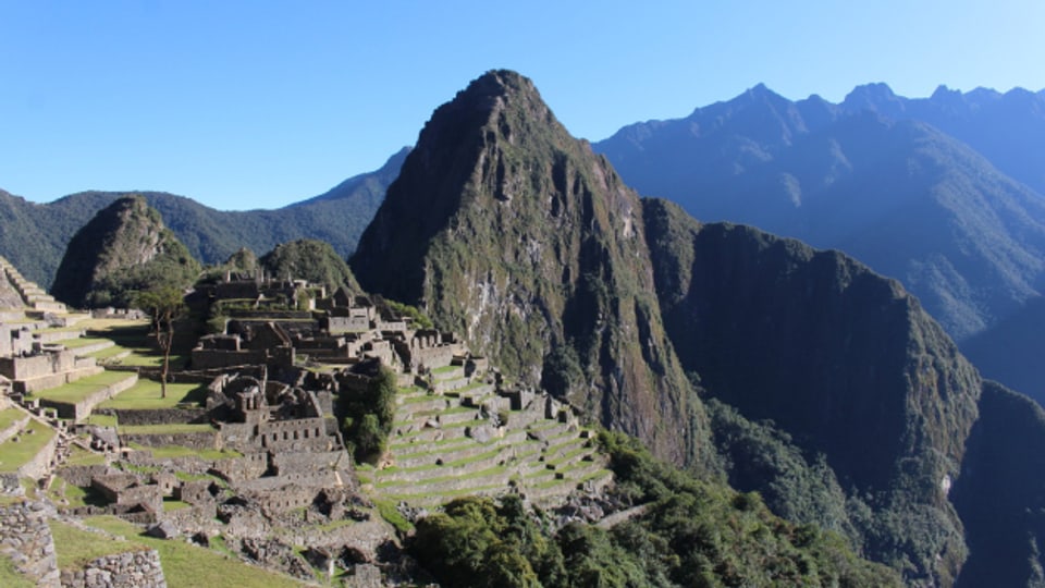 Zeugnis einer Hochkultur: Ruinen der Inkastadt Machu Picchu im heutigen Peru.