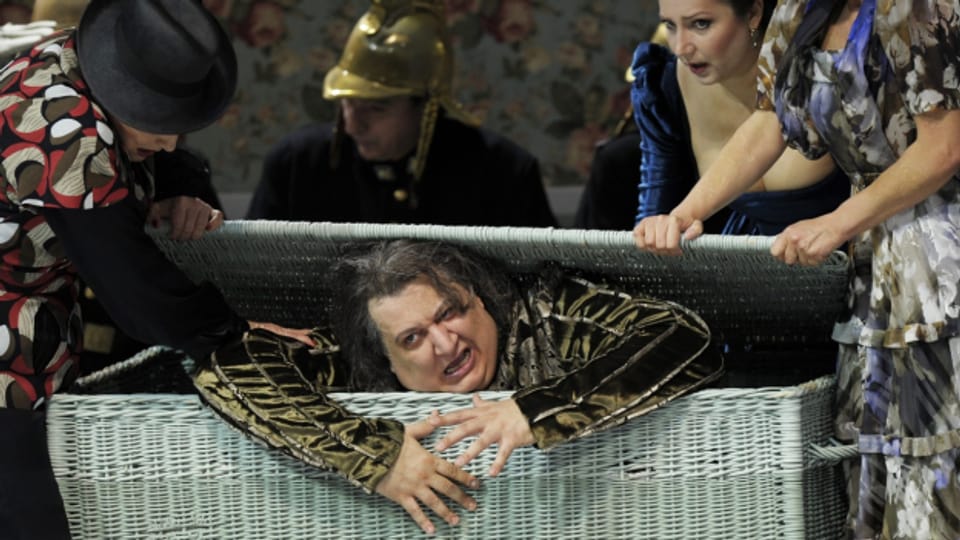 Aufführung der Oper Falstaff im Jahr 2011 am Opernhaus Zürich.