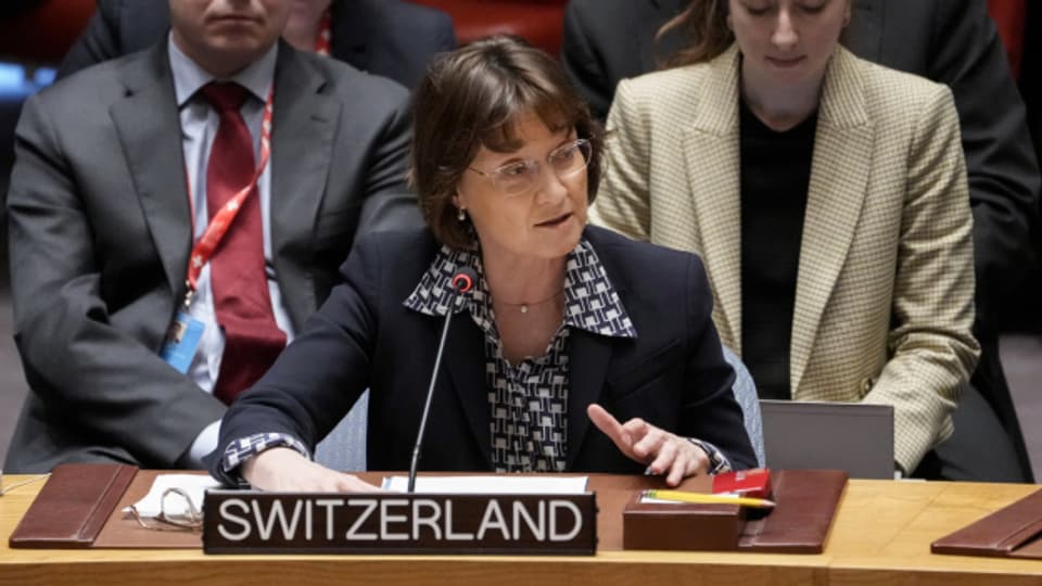 Pascale Baeriswyl vertritt die Schweiz im UNO-Sicherheitsrat.