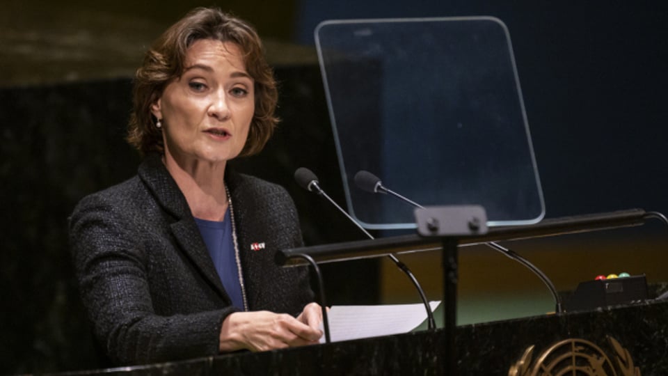 Pascale Baeriswyl ist Botschafterin und Ständige Vertreterin der Schweiz bei den Vereinten Nationen.