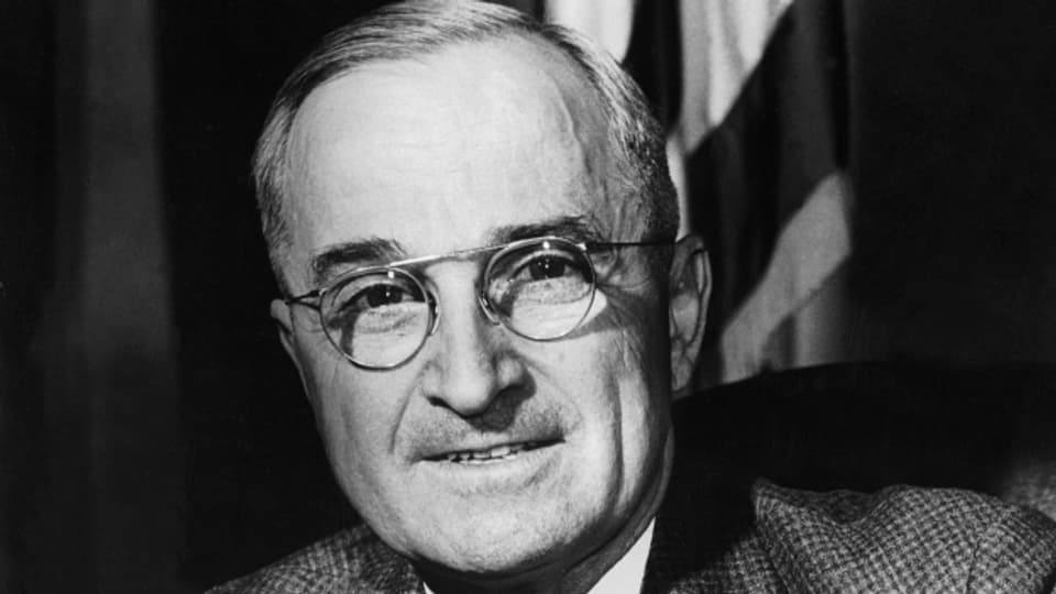 Harry Truman war von1945 bis 1953 Präsident der Vereinigten Staaten.